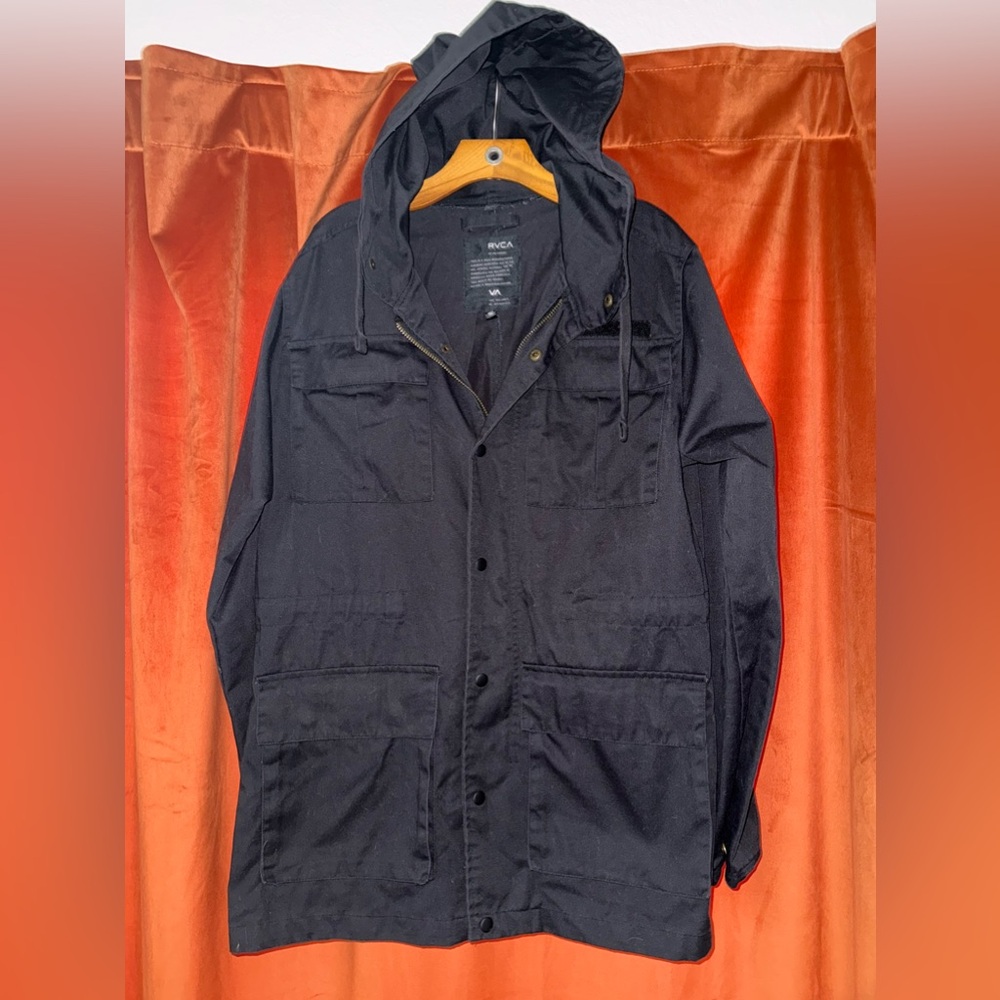 RVCA Black Military Jacket
